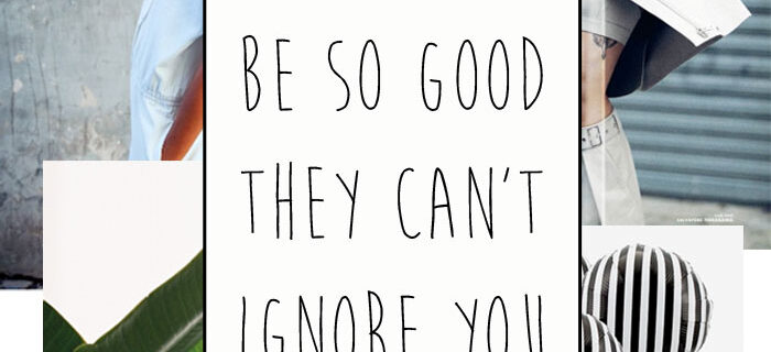 be so good
