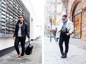 iron girl, stockholm, fluffy coat