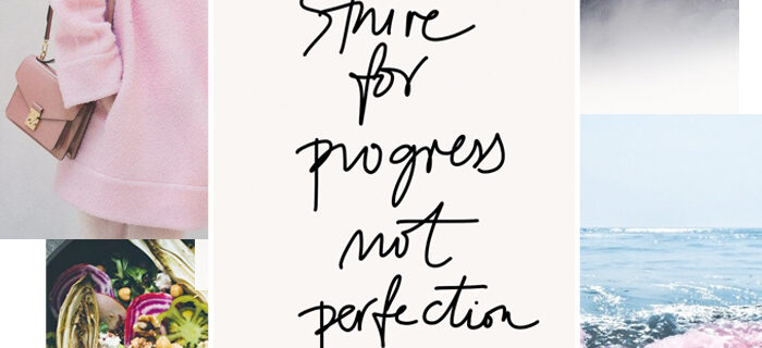 strive for progress, sunday quote