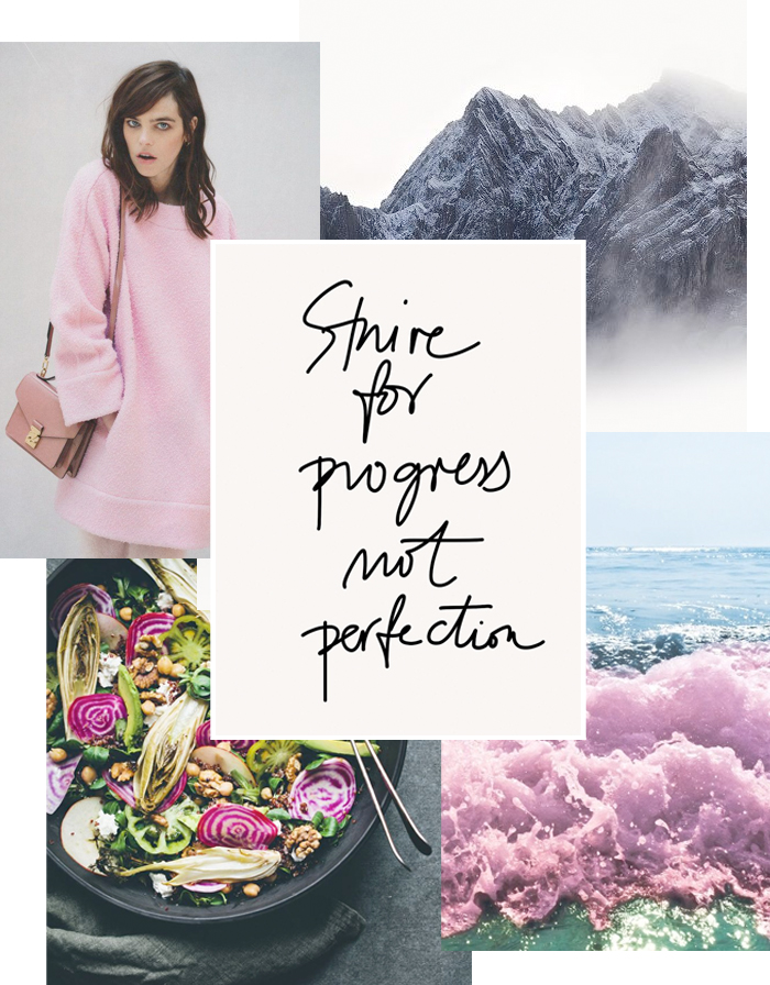 strive for progress, sunday quote