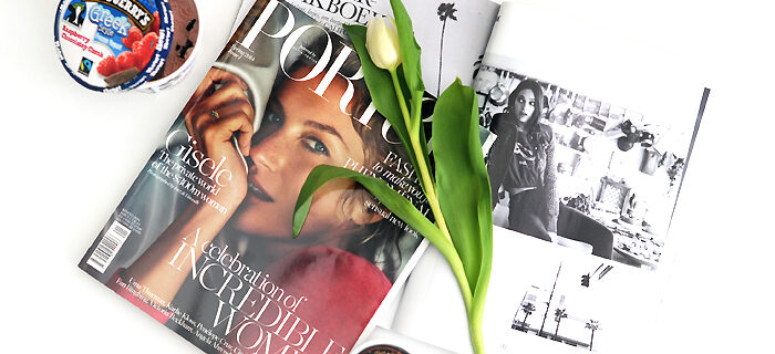 ben&jerry greek, porter, elle magazine