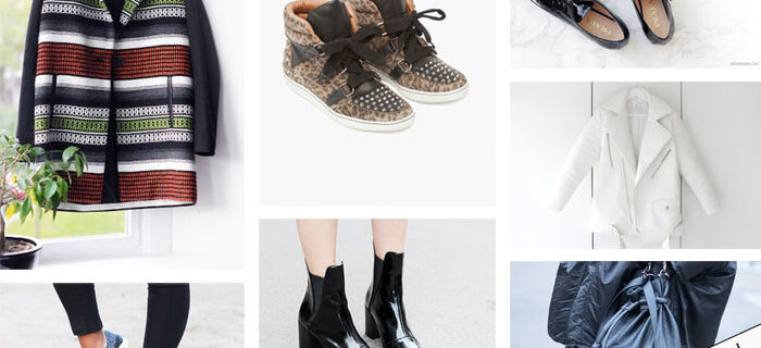 maje coat, sandro leopard sneakers, prada patent brogues, nike liberty sneakers, zara patent boots, bucket bag - justlikesushi.com