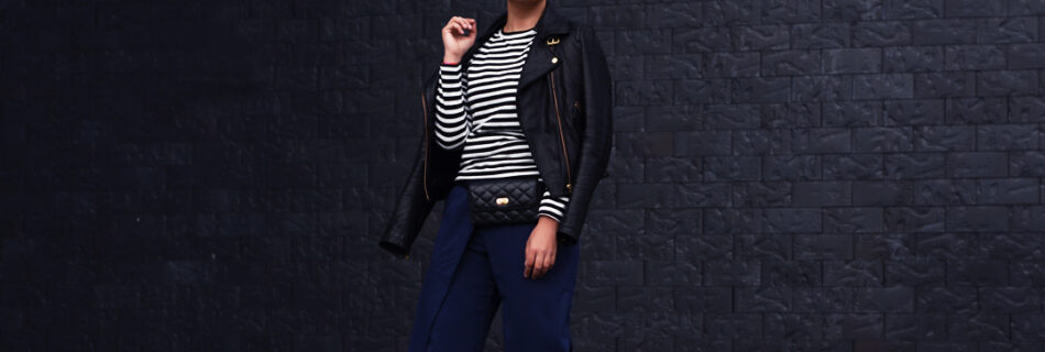 bum bag, festival look, culottes, comme des garcons triped top, tomboy - justlikesushi.com