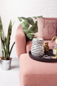 pink couch, sofacompany