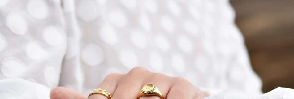 gouden ring, my jewellery. golden rings